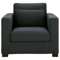 Fauteuil gris anthracite Milano Maisons du Monde