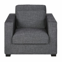 Fauteuil gris foncé chiné Milano Maisons du Monde