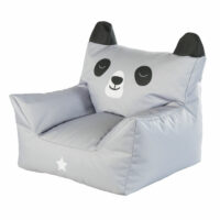 Fauteuil panda gris