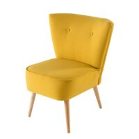 Fauteuil vintage jaune Scandinave Maisons du Monde