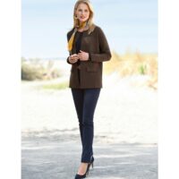 Gilet fantaisie Marine;Vert Kaki Anne weyburn