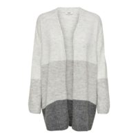 Gilet sans fermeture en fine maille Gris JACQUELINE DE YONG