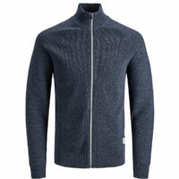 Gilet zippé col montant Jconeptun Bleu Marine jack & jones