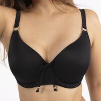 Haut de maillot de bain Fiji Noir Dorina