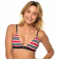 Haut de maillot de bain Pado Local Stripes Rayé Marine banana moon