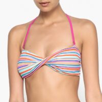 Haut de maillot de bain bandeau coques amovibles Multicolore LA REDOUTE COLLECTIONS