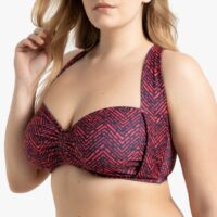 Haut de maillot de bain bandeau imprimé ethnique Imprimé Graphique CASTALUNA