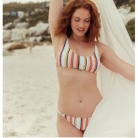 Haut de maillot de bain brassière à rayures Rayé Multicolore LA REDOUTE COLLECTIONS