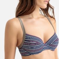 Haut de maillot de bain emboîtant Rayé LA REDOUTE COLLECTIONS