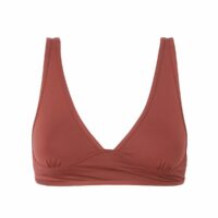 Haut de maillot de bain forme foulard Rouge Brique LA REDOUTE COLLECTIONS