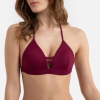 Haut de maillot de bain triangle Bordeaux LA REDOUTE COLLECTIONS