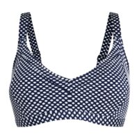 Haut de maillot de bain triangle à pois Bleu-Blanc LA REDOUTE COLLECTIONS PLUS