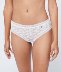 Hipster dentelle florale - ENVIEUSE  - Blanc - Femme - Etam