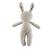 Hochet lapin en coton beige Maisons du Monde