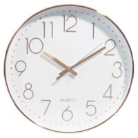 Horloge blanche et cuivrée D31 Maisons du Monde