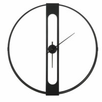 Horloge en métal noir D100 Maisons du Monde