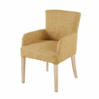 Housse de fauteuil ocre Maisons du Monde