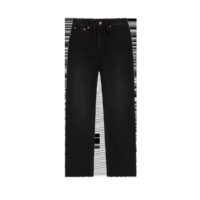 Jean boyfit taille normale MILO DENIM BLACK Noir REIKO