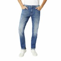 Jean coupe droite tapered Stanley Bleu Clair - Bleu Foncé Pepe Jeans