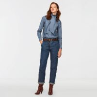 Jean droit Denim Bleached;Denim Brut VANESSA SEWARD X LA REDOUTE COLLECTIONS