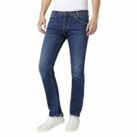 Jean droit ajusté stretch Spike Tru Blu Bleu Foncé Pepe Jeans