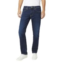 Jean droit stretch Cash Wiser Wash Bleu Moyen Pepe Jeans