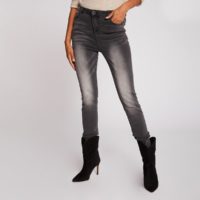 Jean skinny Gris Délavé Morgan