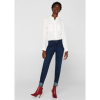 Jean skinny en coton bio L32 Brut Délavé Esprit