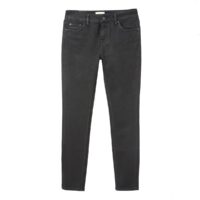 Jean skinny légèrement enduit ELENA JEANS. Noir LABDIP