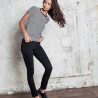 Jean slim basique Noir LA REDOUTE COLLECTIONS