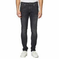 Jean slim en coton stretch Dynamic Noir Lavé Esprit