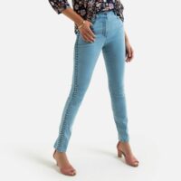 Jean slim fantaisie Bleu Double Stone Anne weyburn