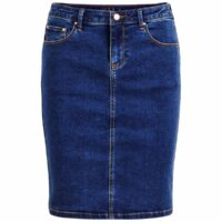 Jupe droite denim