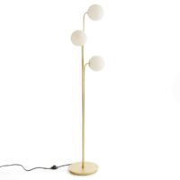 Lampadaire laiton et opaline