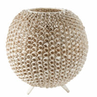 Lampe boule en rotin blanc Maisons du Monde