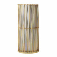 Lampe cylindrique en rotin Maisons du Monde