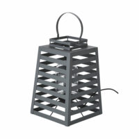 Lampe d'extérieur en métal gris mat Maisons du Monde