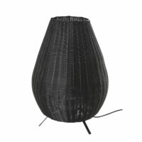 Lampe d'extérieur tressée noire H60 Maisons du Monde