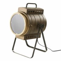 Lampe projecteur en métal coloris bronze effet vieilli Maisons du Monde