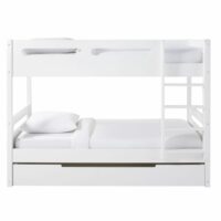 Lits superposés enfant 90x190 blanc Galaxy Maisons du Monde