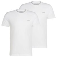 Lot de 2 t-shirts slim col rond Blanc/Blanc - Noir/Noir - Blanc/Noir Calvin Klein Jeans