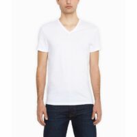 Lot de 2 tee-shirts coton col V Fit V-Neck Noir - Blanc Levi's