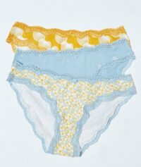 Lot de 3 slips - PAULINE  - Jaune - Femme - Etam