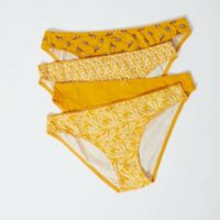 Lot de 4 culottes - LILI  - Jaune - Femme - Etam