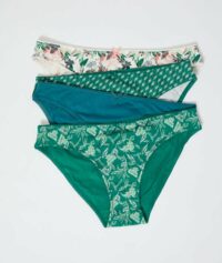 Lot de 4 culottes - LISE  - Vert - Femme - Etam