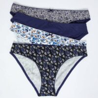 Lot de 4 culottes - LUCIE  - Bleu - Femme - Etam