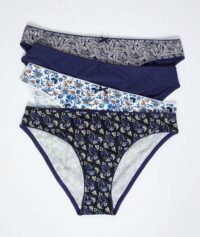 Lot de 4 culottes - LUCIE  - Bleu - Femme - Etam