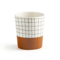 Lot de 4 tasses à carreaux