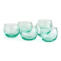 Lot de 6 verres soufflés