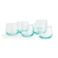 Lot de 6 verres soufflés